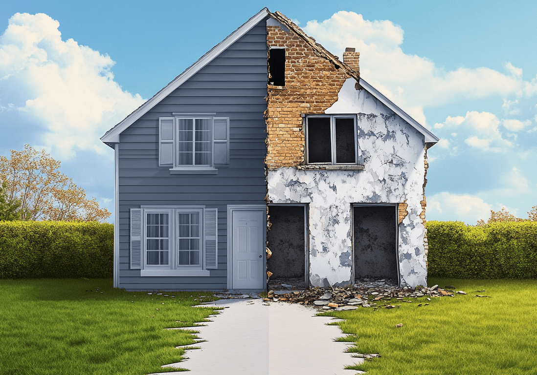 distressed homes need of renovation